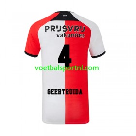 Feyenoord Rotterdam Lutsharel Geertruida 4 Thuis Shirt 2024-25